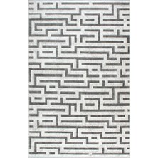 Artemis Halı Samoa 02931C Krem Gri Çizgi Desenli Halı