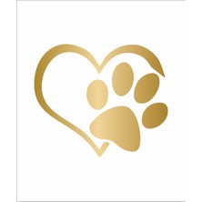 Sticker Usta Pati Köpek Kedi Patisi Araba Oto Motosiklet Sticker 00436