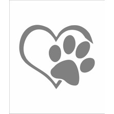 Sticker Usta Pati Köpek Kedi Patisi Araba Oto Motosiklet Sticker 00436