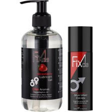 Fixcla Kayganlaştırıcı Çilekli Jel 250 ml Red Gcktrici Sprey 16 ml