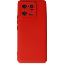 Denza Case Xiaomi Mi 13 Pro Kılıf Içi Kadife Lansman Kapak - Kırmızı