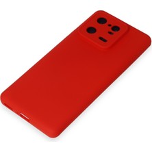 Denza Case Xiaomi Mi 13 Pro Kılıf Içi Kadife Lansman Kapak - Kırmızı