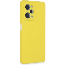 Denza Case Xiaomi Redmi Note 12 Pro 5g Kılıf Içi Kadife Lansman Kapak - Sarı