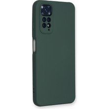 Denza Case Xiaomi Redmi Note 11 Kılıf Içi Kadife Lansman Kapak - Koyu Yeşil