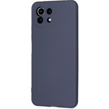 Denza Case Xiaomi Mi 11 Lite Kılıf Içi Kadife Lansman Kapak - Gri