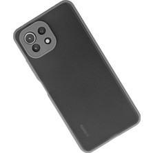 Denza Case Xiaomi Mi 11 Lite Kılıf Kenarları Renkli Mat Kapak - Gri