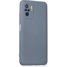 Denza Case Xiaomi Redmi Note 10S Kılıf Içi Kadife Lansman Kapak - Gri