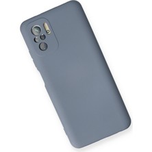 Denza Case Xiaomi Redmi Note 10S Kılıf Içi Kadife Lansman Kapak - Gri