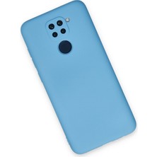 Denza Case Xiaomi Redmi Note 9 Kılıf Içi Kadife Lansman Kapak - Mavi