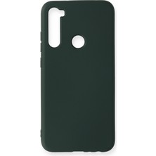 Denza Case Xiaomi Redmi Note 8 Kılıf Içi Kadife Lansman Kapak - Koyu Yeşil