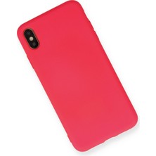 Denza Case Apple iPhone Xs Max Kılıf Içi Kadife Lansman Kapak - Koyu Pembe