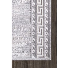 Artemis Halı Samoa 06433A Krem Gri Çizgi Desenli Halı
