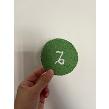 Akbaş Design Punch Nakışı Oğlak Burcu Bardak Altlığı