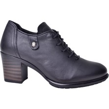 Mammamia Mammamia D24Ka-3615 Siyah Kadın Deri Ayakkabı