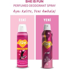 She Fun Kadın Deodorant (150 Ml)