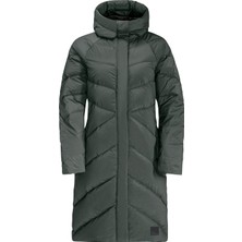 Jack Wolfskin Marienplatz Coat Kadın Yeşil Outdoor Ceketi