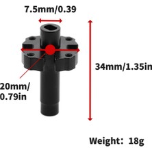 Noble1 2x Çelik Diferansiyel Makara Soyunma 8297 Trx4 Trx6 1/10 Rc Paletli Araba Yükseltme Parçaları Aksesuarları (Yurt Dışından)