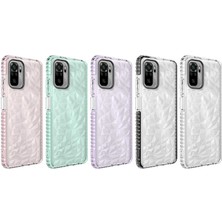 Gökmen Aksesuar Xiaomi Poco M5S Kılıf Zore Buzz Kapak-Mor