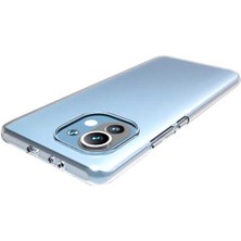 Gökmen Aksesuar Xiaomi Mi 11 Kılıf Zore Süper Silikon Kapak-Renksiz