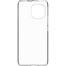 Gökmen Aksesuar Xiaomi Mi 11 Kılıf Zore Süper Silikon Kapak-Renksiz
