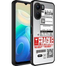 Gökmen Aksesuar Vivo Y16 Kılıf Aynalı Desenli Kamera Korumalı Parlak Zore Mirror Kapak-Fragile