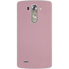 Lg G3 Kılıf Zore Premier Silikon Kapak-Rose Gold