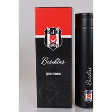 Beşiktaş Orjınal Lisanslı Logo Baskılı 500 Ml Çelik Termos