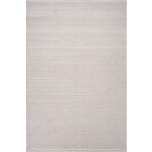 Artemis Halı Karizma 02811B Bej Beyaz Modern Çizgili Halı