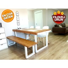 Deryawood Doğal Ahşap Yemek MASASI-70-160