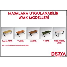 Deryawood Doğal Ahşap Yemek MASASI-70-160
