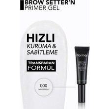 Flormar-Renk ve Şekil Sabitleyici Brow Setter & Primer Kaş Bazı (000 Şeffaf) 8682536034814