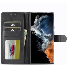 GX Boutique Samsung Galaxy S23 Ultra Tutucu Kart Yuvaları ile Cüzdan Buzağı Flip (Yurt Dışından)