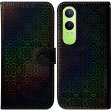 GX Boutique Oneplus Nord Ce4 Lite Için Flip Case Kart Yuvası Cüzdan Kılıf Glitter Standı (Yurt Dışından)