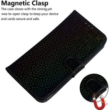 GX Boutique Oneplus Nord Ce4 Lite Için Flip Case Kart Yuvası Cüzdan Kılıf Glitter Standı (Yurt Dışından)