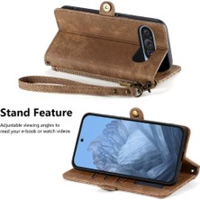 GX Boutique Google Piksel 9 Pro Xl Flip Kapak Için Flip Case Darbeye Basit Iş (Yurt Dışından)