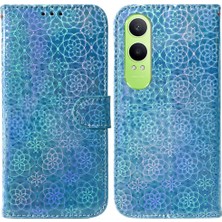 GX Boutique Oneplus Nord Ce4 Lite Için Flip Case Kart Yuvası Cüzdan Kılıf Glitter Standı (Yurt Dışından)