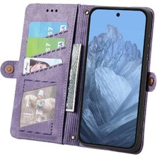 GX Boutique Google Piksel 9 Pro Xl Flip Kapak Için Flip Case Darbeye Basit Iş (Yurt Dışından)