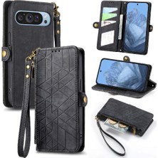 GX Boutique Google Piksel 9 Pro Xl Flip Kapak Için Flip Case Darbeye Basit Iş (Yurt Dışından)