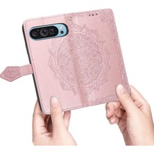 GX Boutique Google Piksel 9 Pro Xl Için Flip Case Zarif Desen Darbeye Basit (Yurt Dışından)