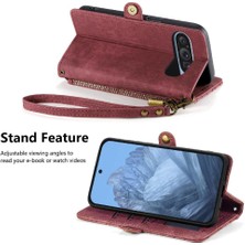 GX Boutique Google Piksel 9 Pro Xl Flip Kapak Için Flip Case Darbeye Basit Iş (Yurt Dışından)