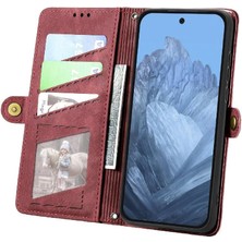 GX Boutique Google Piksel 9 Pro Xl Flip Kapak Için Flip Case Darbeye Basit Iş (Yurt Dışından)