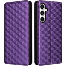 GX Boutique Samsung Galaxy S24 Fe Pu Deri Cüzdan Manyetik Kapatma Için Flip Case (Yurt Dışından)