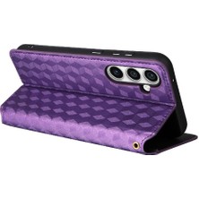 GX Boutique Samsung Galaxy S24 Fe Pu Deri Cüzdan Manyetik Kapatma Için Flip Case (Yurt Dışından)