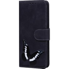 GX Boutique Oneplus Nord Ce4 Lite Için Flip Case Cüzdan Renk Baskılı Kelebek Flip (Yurt Dışından)