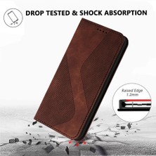 GX Boutique Samsung Galaxy S24 Fe Için Kılıf Folio Kapak Manyetik Cüzdan Kickstand Kart (Yurt Dışından)