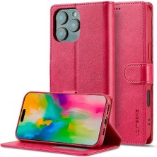 GX Boutique Tutucu Kart Yuvaları ile IPhone 16 Pro Için Flip Case Cüzdan Buzağı Doku (Yurt Dışından)