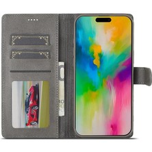 GX Boutique IPhone 16 Kart Yuvaları Cüzdan Buzağı Doku Yatay Çevirme Için Flip Case (Yurt Dışından)