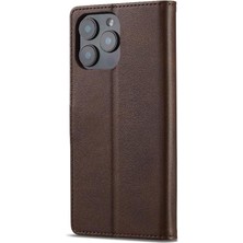 GX Boutique Tutucu Kart Yuvaları ile IPhone 16 Pro Için Flip Case Cüzdan Buzağı Doku (Yurt Dışından)