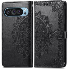 GX Boutique Google Piksel 9 Pro Xl Için Flip Case Zarif Desen Darbeye Basit (Yurt Dışından)