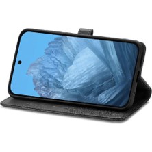 GX Boutique Google Piksel 9 Pro Xl Için Flip Case Zarif Desen Darbeye Basit (Yurt Dışından)